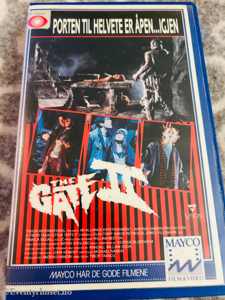 The Gate 2. 1989. Vhs Big Box. Box