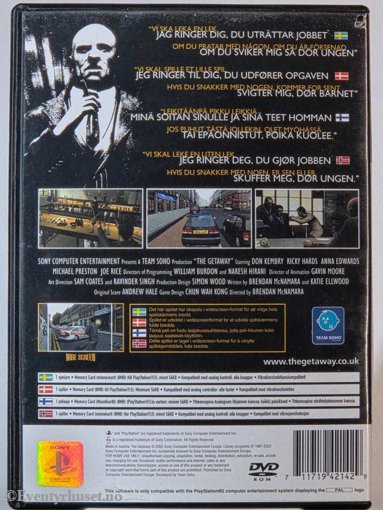 The Getaway . PS2.