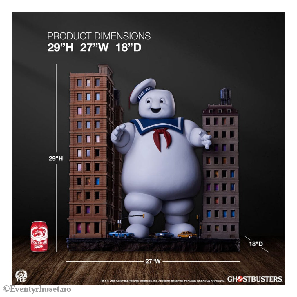 The Ghostbusters Diorama Statue Stay Puft Marshmallow Man Deluxe Edition 74 cm Collectibles