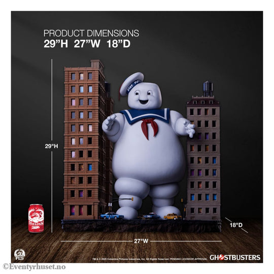 The Ghostbusters Diorama Statue Stay Puft Marshmallow Man Deluxe Edition 74 cm Collectibles