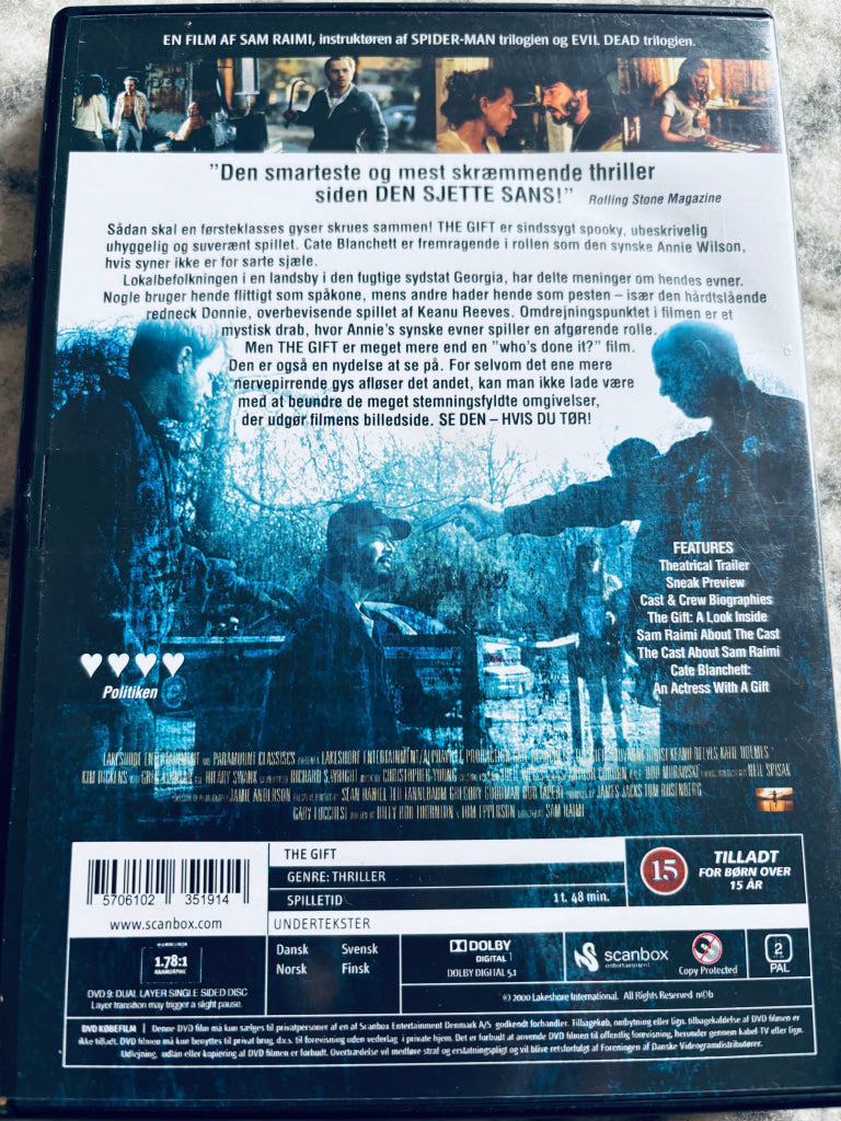 The Gift. DVD.