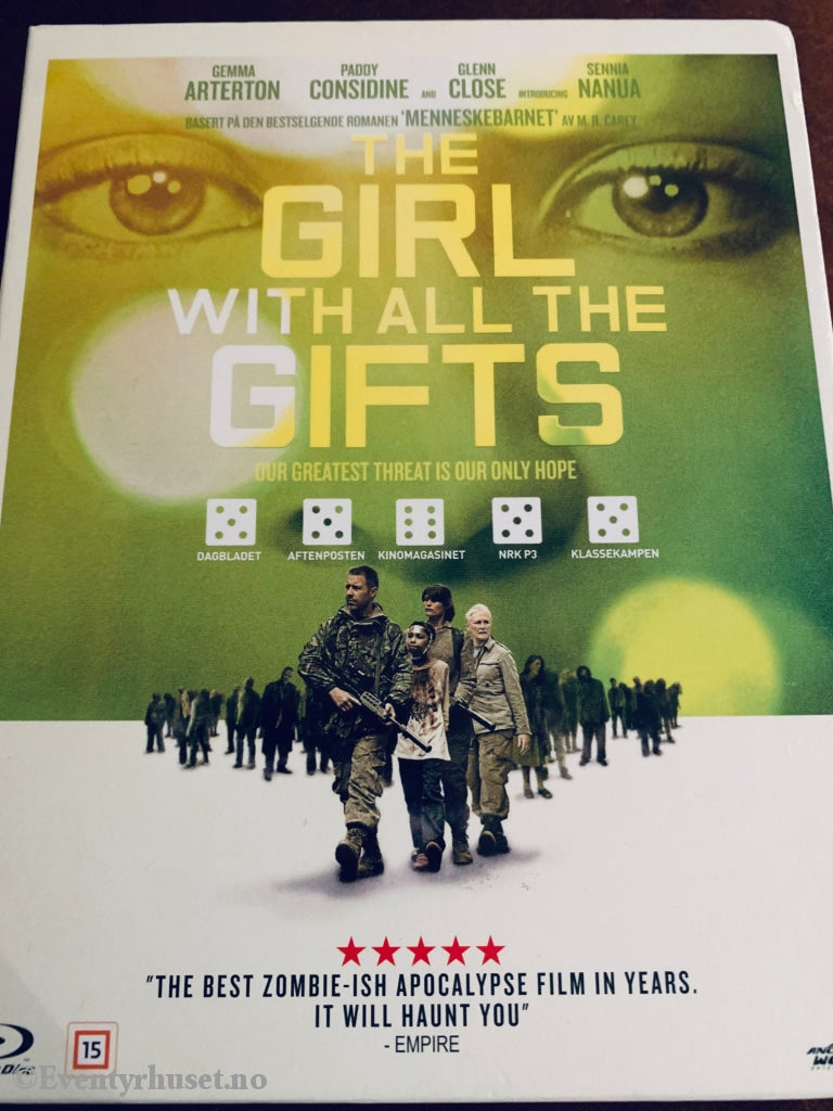 The Girl With All The Gifts. 2017. Blu-Ray Slipcase. Blu-Ray Disc