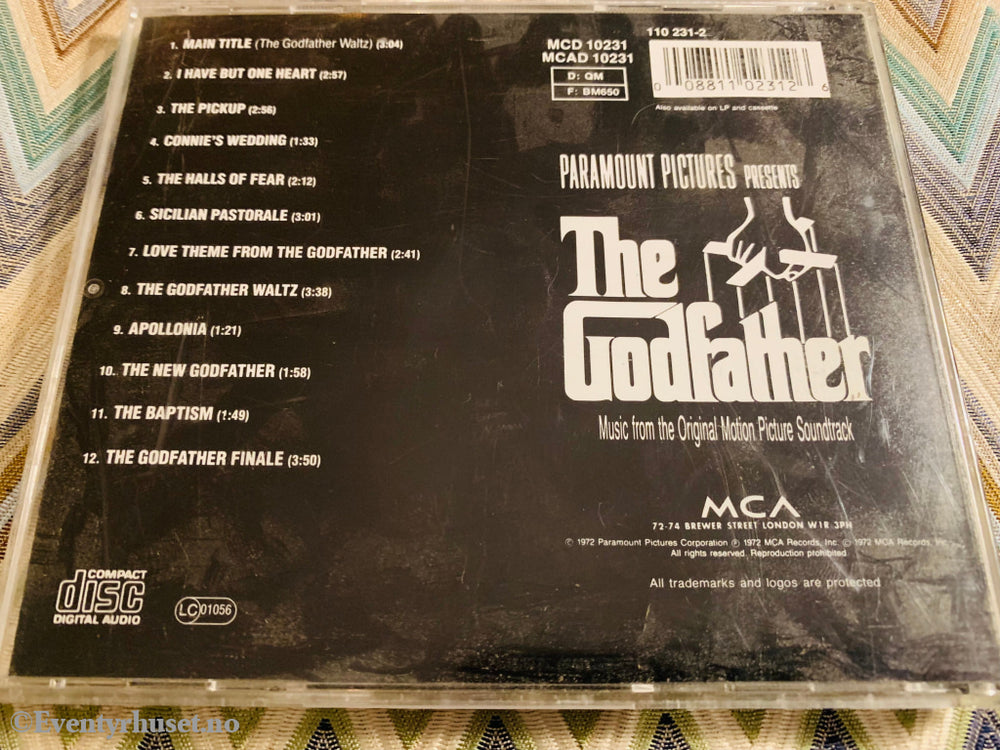 The Godfather - Soundtrack. 1972. Cd. Cd