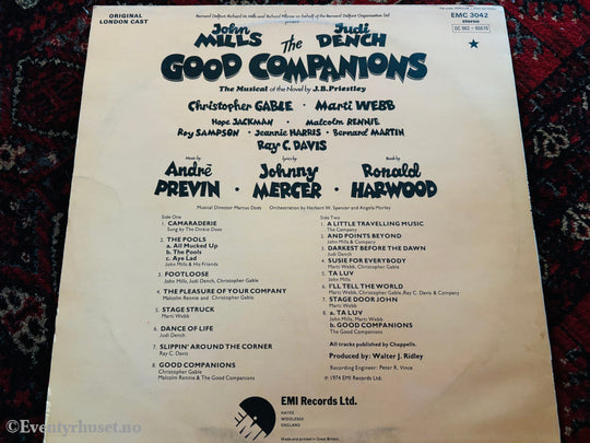 The Good Companions - John Mills & Judi Dench. LP.