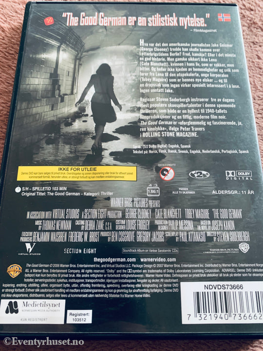 The Good German (2006). DVD.