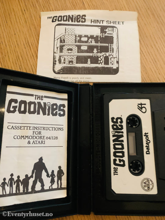 The Goonies (1985). Commodore 64 (C64) spill solgt i Norge! Commodore 64/130