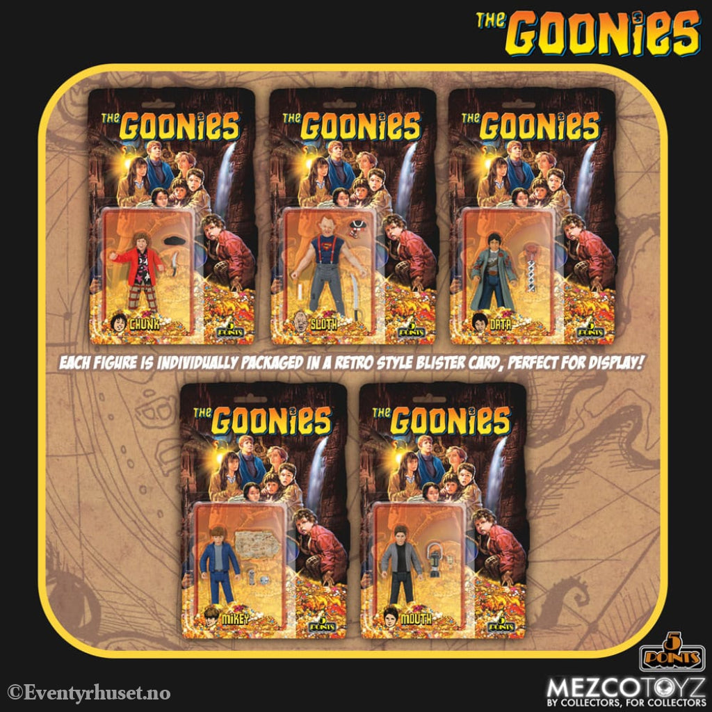 The Goonies 5 Points Action Figures 9 cm Assortment (20) Toys