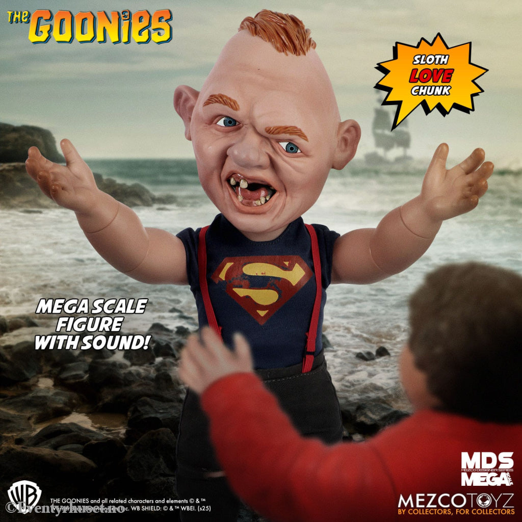 The Goonies MDS Mega Scale Plush Doll Talking Sloth with Sound 38 cm. Mint In Sealed Box (MISB)! Actionfigur