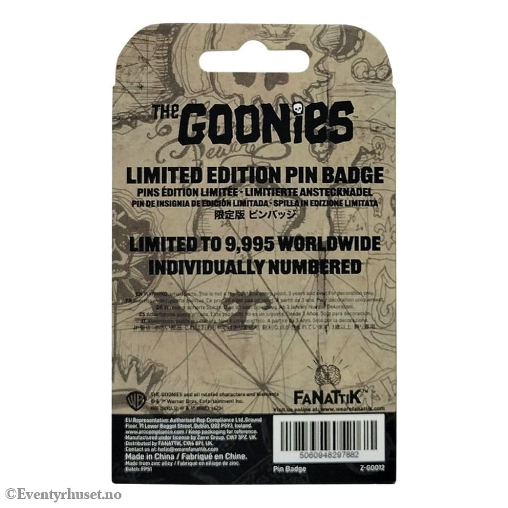The Goonies Pin Badge 40th Anniversary Never Say Die Fashion & Accessories