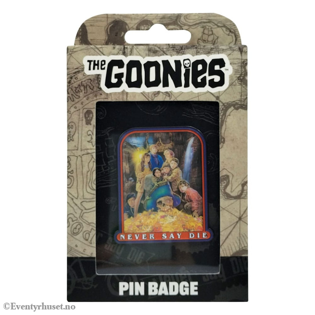 The Goonies Pin Badge 40th Anniversary Never Say Die Fashion & Accessories