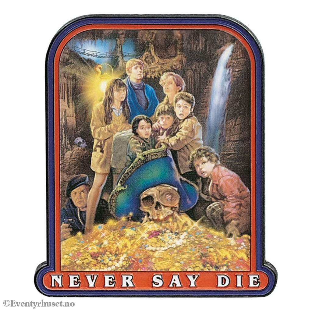 The Goonies Pin Badge 40th Anniversary Never Say Die Fashion & Accessories