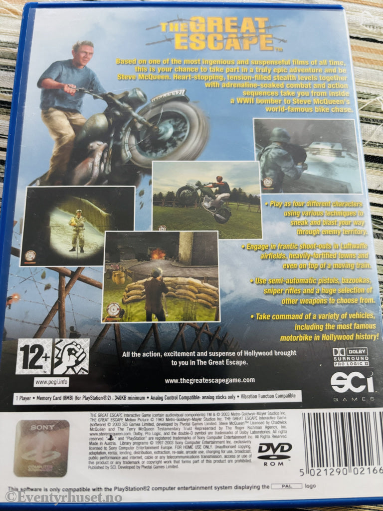 The Great Escape. PS2-spill