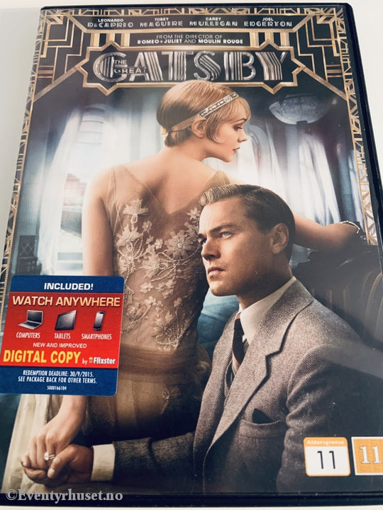 The Great Gatsby. 2013. Dvd. Dvd