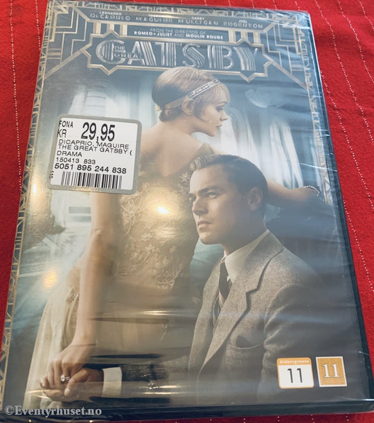 The Great Gatsby. Dvd. Ny I Plast! Dvd