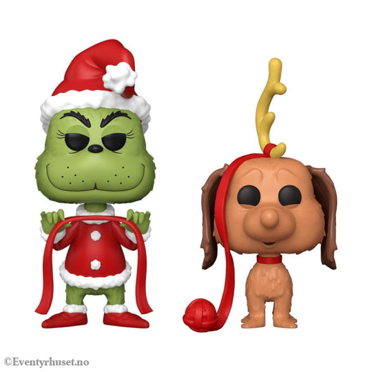 The Grinch(Anniversary) POP! Books Vinyl Figures 2-Pack Grinch w/ Max 9 cm Collectibles