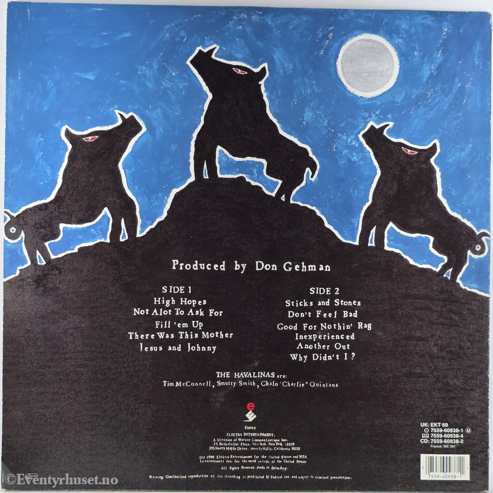 The Havalinas. 1990. The Havalinas. LP.