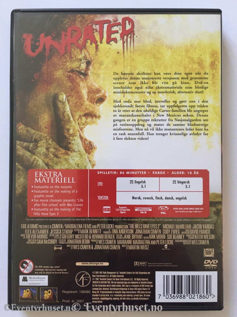 The Hills Have Eyes 2. Dvd. Dvd