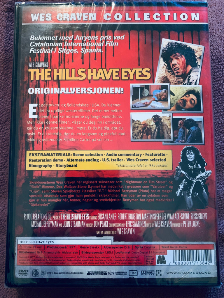 The Hills Have Eyes. DVD. Ny i plast!