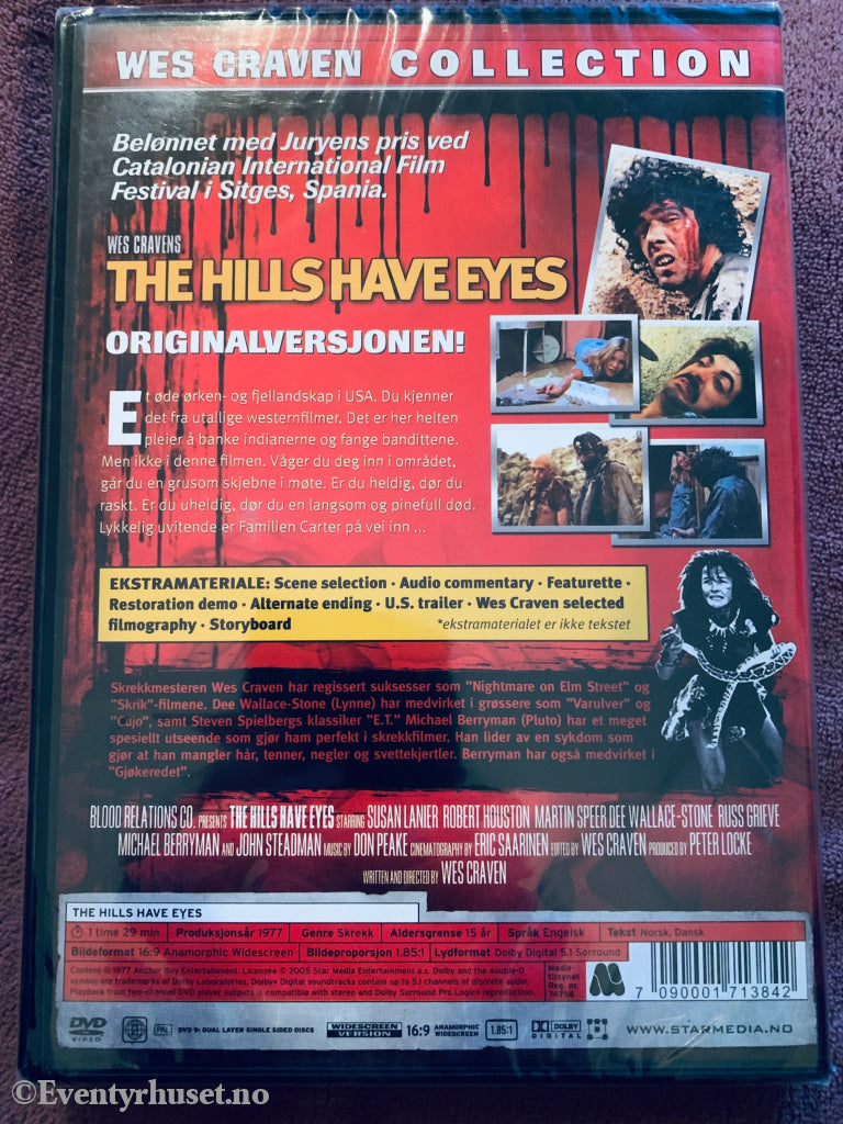 The Hills Have Eyes. DVD. Ny i plast!