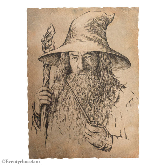 The Hobbit Art Print Portrait of Gandalf the Grey 21 x 28 cm Collectibles