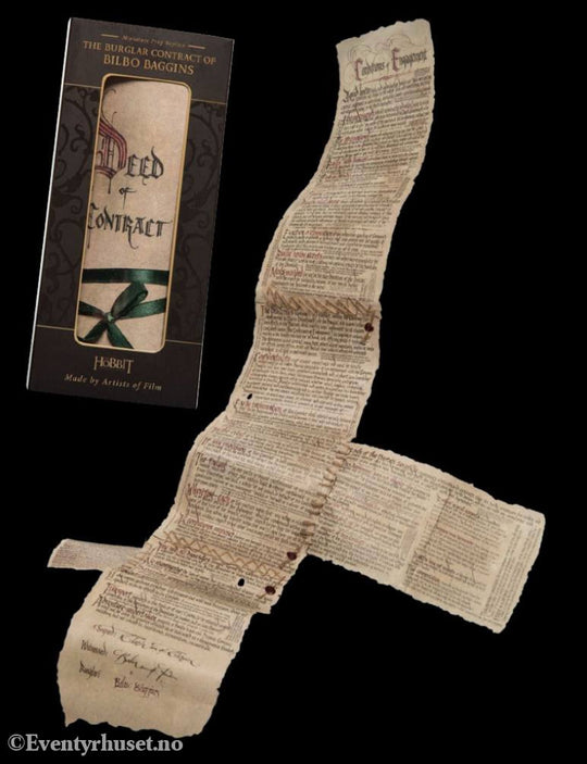 The Hobbit Mini Replica The Burglar Contract of Bilbo Baggins Collectibles