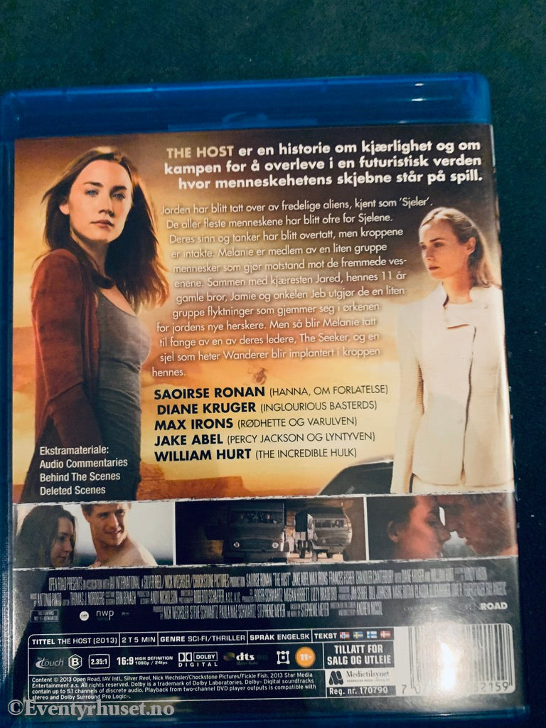 The Host. 2013. Blu-Ray. Blu-Ray Disc