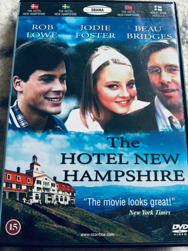 The Hotel New Hampshire. DVD.