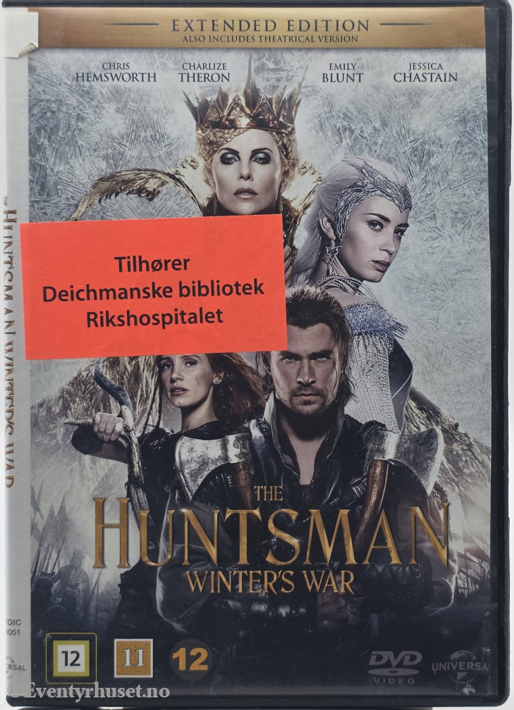The Huntsman – Winter’s War . 2016 . DVD.