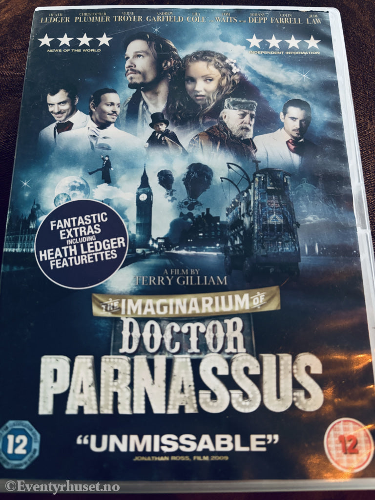 The Imaginarium of Doctor Parnassus (2009). DVD.