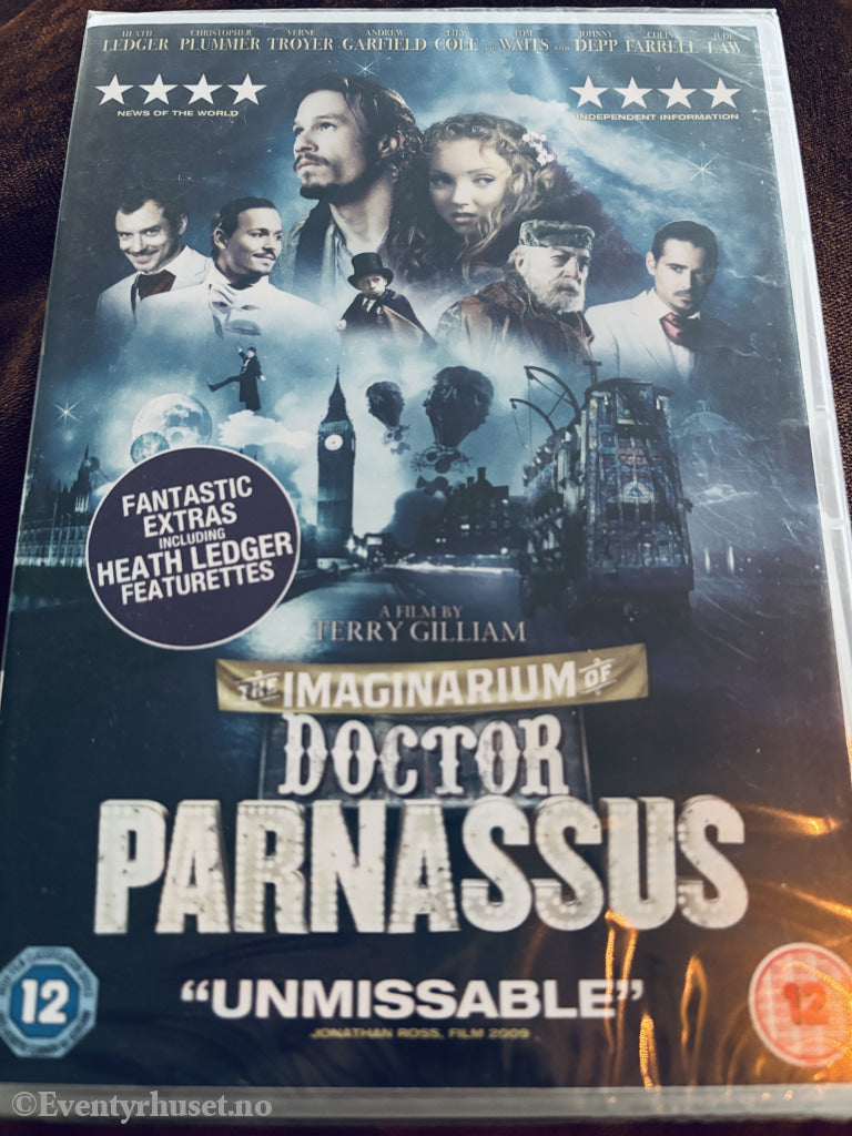 The Imaginarium of Doctor Parnassus (2009). DVD. Ny i plast!