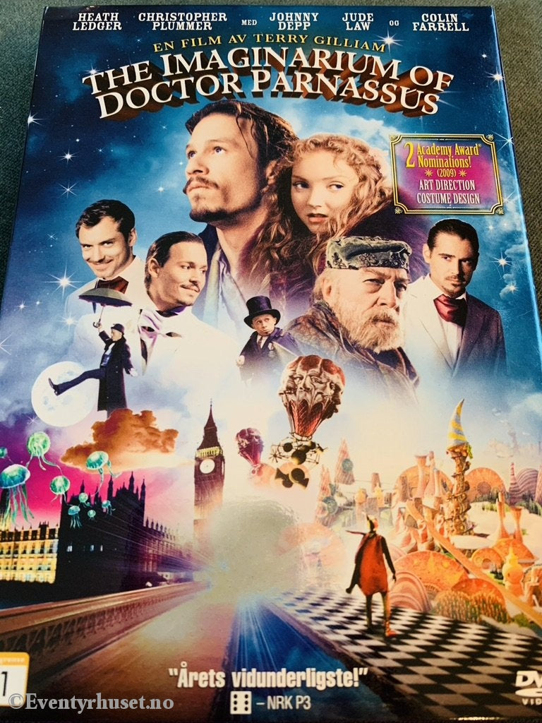 The Imaginarium Of Doctor Parnassus. 2009. Dvd Slipcase.