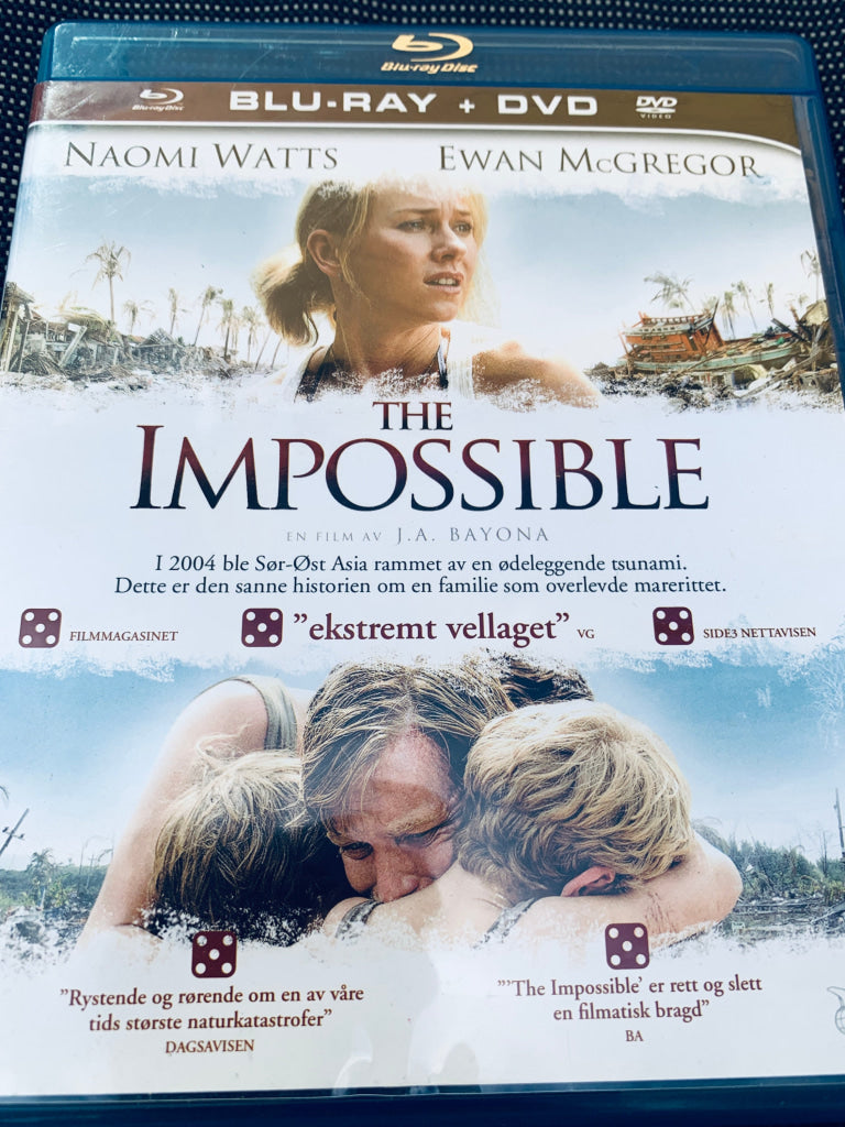 The Impossible. Blu-ray.