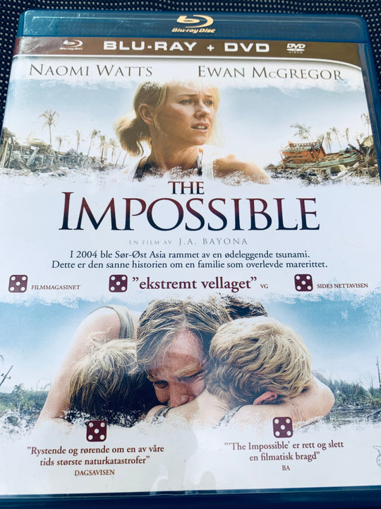 The Impossible. Blu-ray.