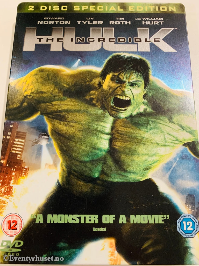 The Incredible Hulk. 2 Disc Special Edition. 2008. Dvd Steelbox.