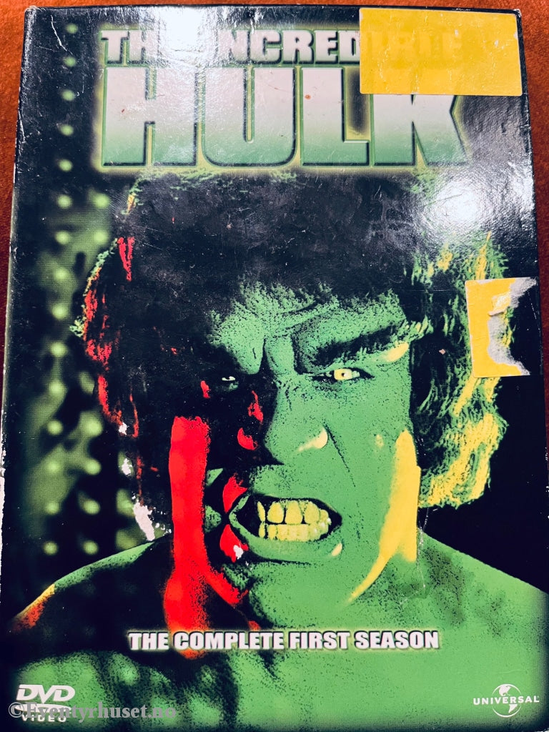 The Incredible Hulk. Sesong 1. 1977/78. Dvd Samleboks.