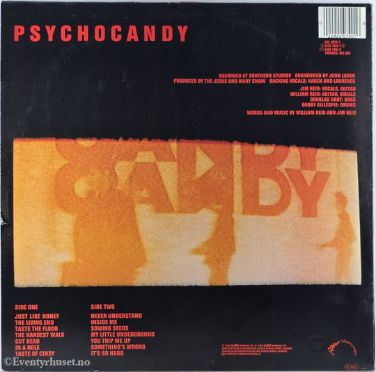 The Jesus And Mary Chain. 1985. Psycho Candy. LP.