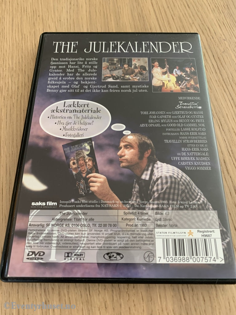 The Julekalender. 1993. Eksklusiv Dobbel-Dvd. Dvd