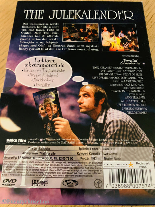 The Julekalender. 1993. Eksklusiv Dobbel-Dvd. Slipcase. Dvd