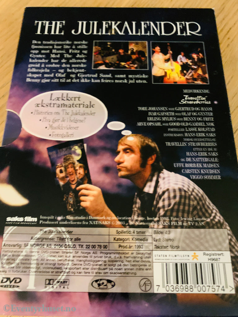The Julekalender. 1993. Eksklusiv Dobbel-Dvd. Slipcase. Dvd