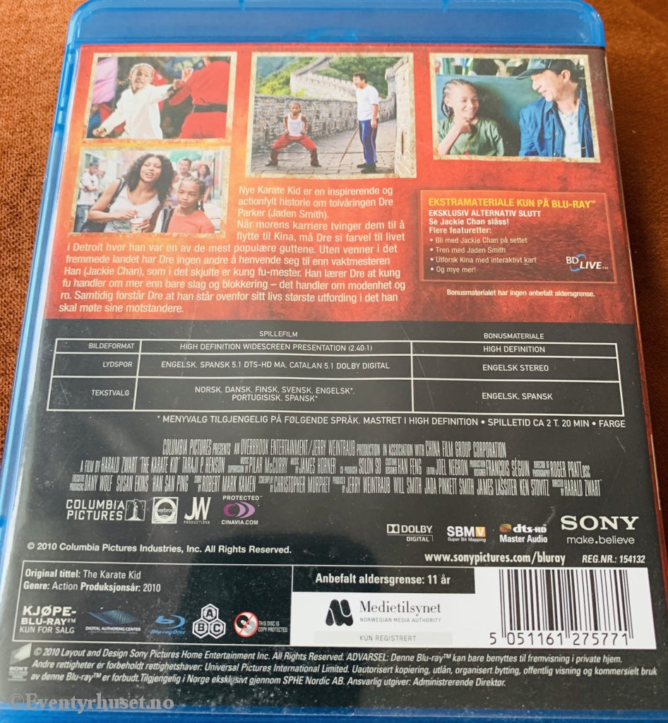 The Karate Kid. Blu-Ray. Blu-Ray Disc