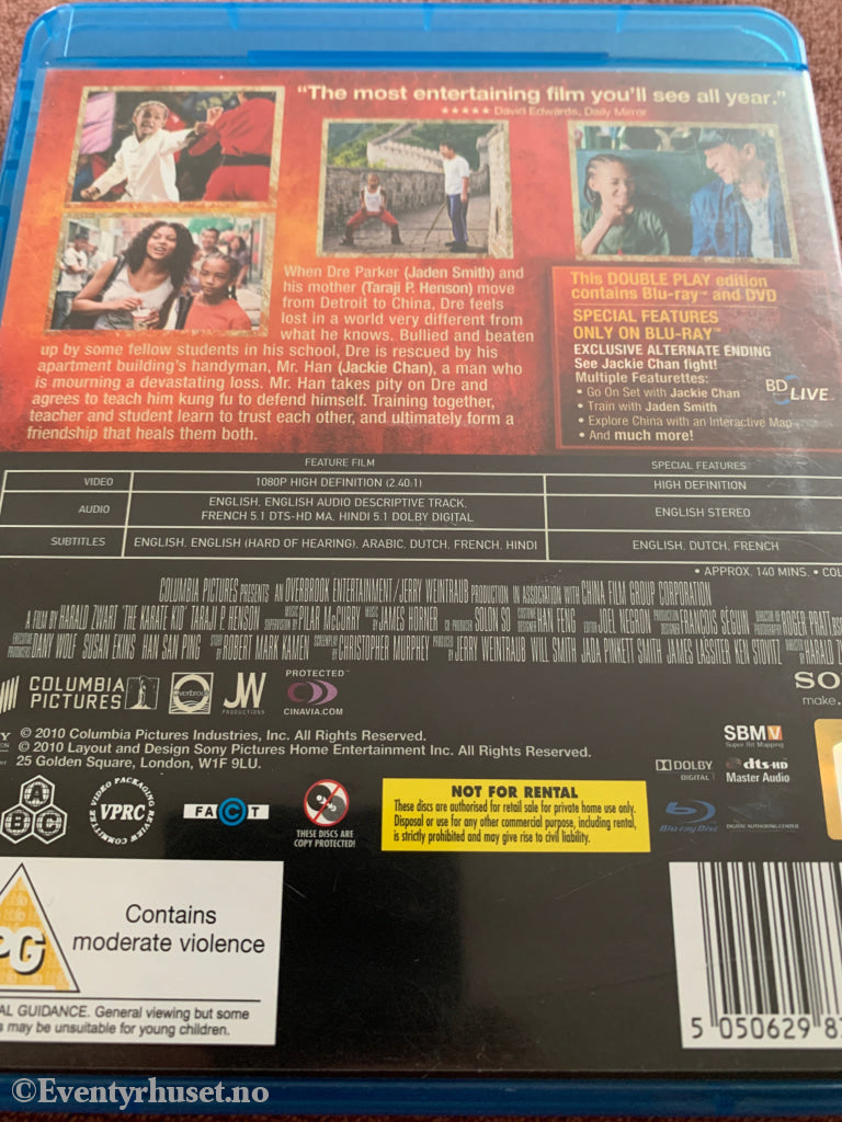 The Karate Kid. Blu-ray + DVD. Blu-ray Disc