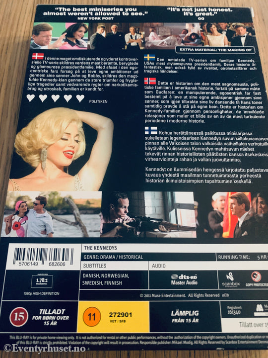 The Kennedys (2011). Blu-Ray samleboks.