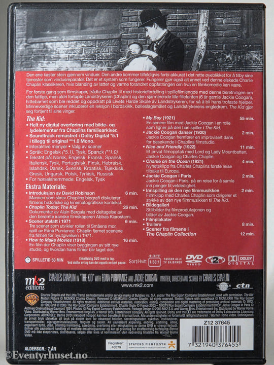 The Kid (1921). DVD.
