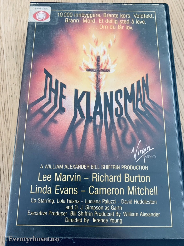 The Klansman. 1979. Vhs Big Box.