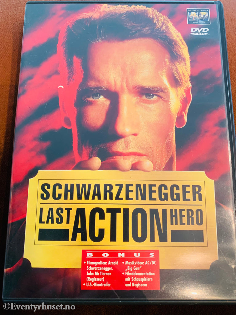 The Last Action Hero. 1993. Dvd. Dvd