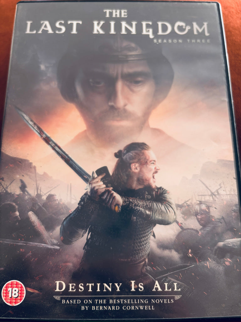 The Last Kingdom Season 3. DVD samleboks. DVD