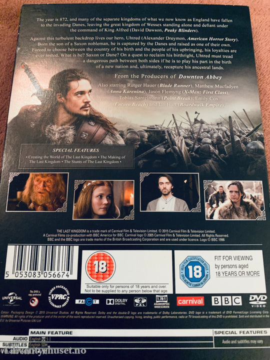 The Last Kingdom Series One. DVD samleboks.