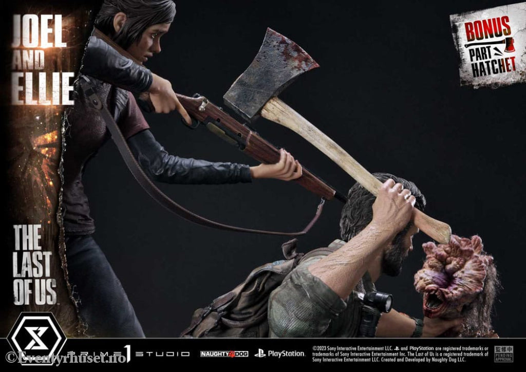 The Last of Us Part I Ultimate Premium Masterline Series Statue Joel & Ellie Deluxe Bonus Version (The Last of Us Part