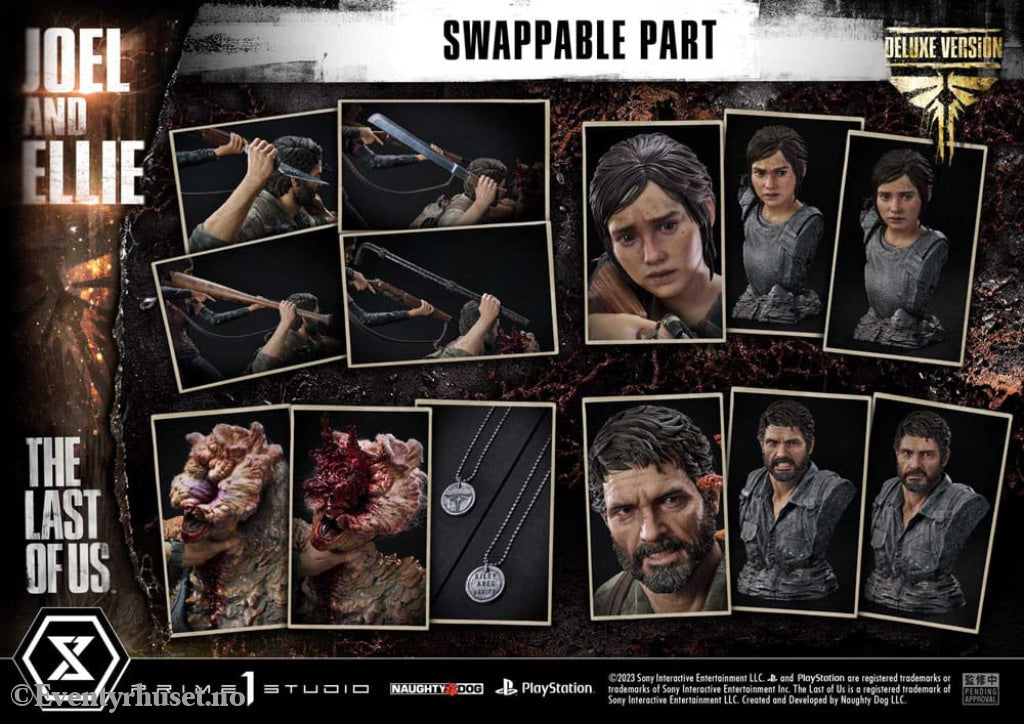 The Last of Us Part I Ultimate Premium Masterline Series Statue Joel & Ellie Deluxe Bonus Version (The Last of Us Part