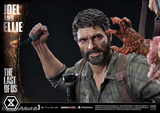 The Last of Us Part I Ultimate Premium Masterline Series Statue Joel & Ellie Deluxe Bonus Version (The Last of Us Part